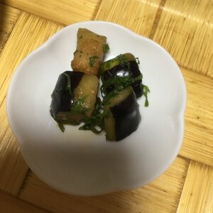 簡単！ナスと大葉の和え物